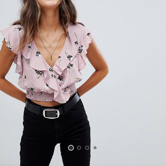 ASOS Tops - Floral Crop Top